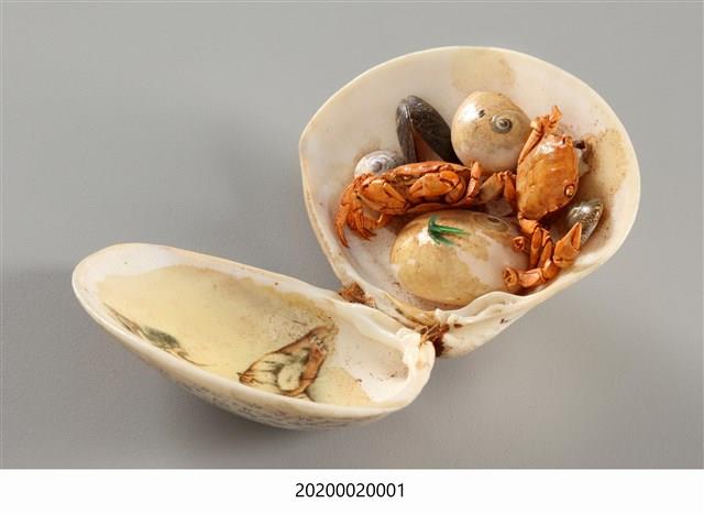 貝殼畫-武松打虎藏品圖，第18張