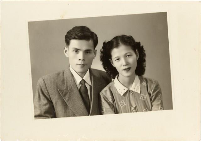 劉耀廷與施月霞合照（1951年）藏品圖，第1張