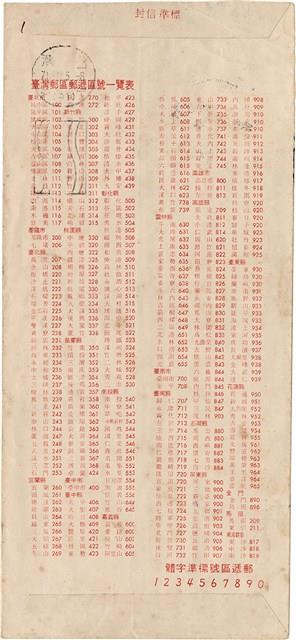 魏廷朝寄給張慶惠的書信（信封）（217）（1982年10月29日）藏品圖，第2張