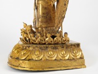 鎏金大白傘蓋佛母展立像藏品圖，第9張