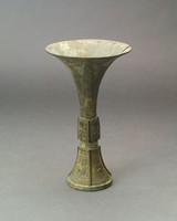 Square-footed ku bronze vessel with round mouth Collection Image, Figure 5, Total 13 Figures