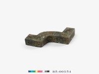 蟠螭紋曲尺形建築物銅嵌件藏品圖，第2張