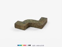 蟠螭紋曲尺形建築物銅嵌件藏品圖，第2張