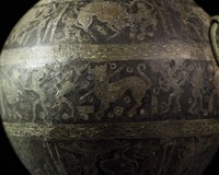 Hu, bronze vessel with lacquered design of hunting scenes motif, Warring States period Collection Image, Figure 15, Total 19 Figures