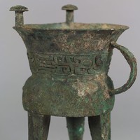 饕餮紋銅斝藏品圖，第8張