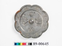 飛禽花卉紋葵花鏡藏品圖，第2張