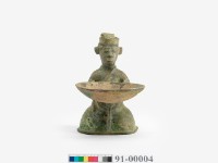 Bronze lamp in the shape of a person Collection Image, Figure 2, Total 4 Figures