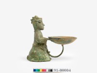 Bronze lamp in the shape of a person Collection Image, Figure 3, Total 4 Figures