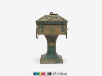 青銅鏤空方形薰爐藏品圖，第2張