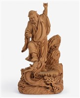 木雕「降龍尊者」藏品圖，第1張