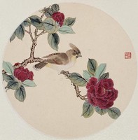花鳥團扇藏品圖，第1張