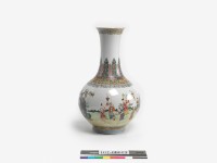 五彩嬰戲圖球形長頸瓶藏品圖，第3張