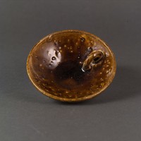 長沙窯青褐釉碗式油燈藏品圖，第6張