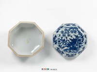 青花花鳥八角盒藏品圖，第8張