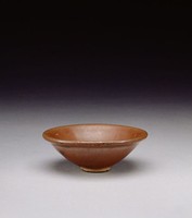 耀州窯柿釉卷小碗藏品圖，第1張