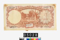 中央銀行法幣壹圓鈔券藏品圖，第2張