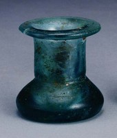 綠色玻璃小缶藏品圖，第1張