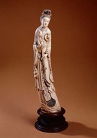 牙雕何仙姑藏品圖，第3張