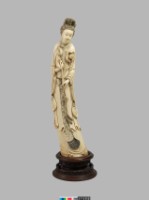 牙雕何仙姑藏品圖，第4張