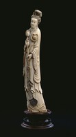 牙雕何仙姑藏品圖，第8張