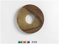 Okra-Manganese-Soaked Jade Bi Disc Collection Image, Figure 3, Total 5 Figures