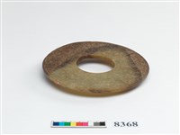 Okra-Manganese-Soaked Jade Bi Disc Collection Image, Figure 5, Total 5 Figures
