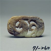 白玉鳳形珮藏品圖，第1張