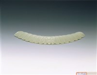 白玉蓮花抹額藏品圖，第1張