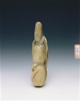 白玉蓮藕飾藏品圖，第1張