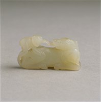白玉「馬上封侯」擺件藏品圖，第2張
