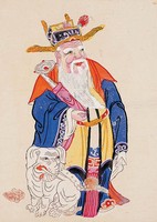 文官門神(白象)藏品圖，第2張