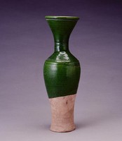 綠釉長頸瓶藏品圖，第1張