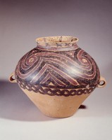 Bansan painted pottery ewer with whorl design Collection Image, Figure 3, Total 5 Figures