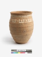 Earthenware jar with white painted coil decoration. Collection Image, Figure 3, Total 4 Figures