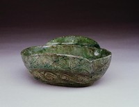 綠釉羽觴藏品圖，第1張