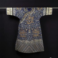Empress Robe Embroidered with Cloud and Dragon Patterns Collection Image, Figure 3, Total 7 Figures