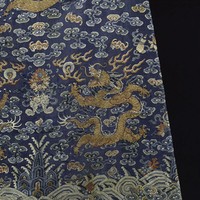 Empress Robe Embroidered with Cloud and Dragon Patterns Collection Image, Figure 7, Total 7 Figures
