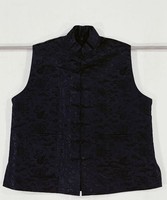黑緞坎肩藏品圖，第2張