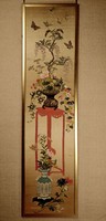 立式花蝶大繡片藏品圖，第1張