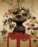 立式花蝶大繡片藏品圖，第2張