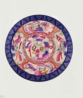 龍紋彩繡茶墊藏品圖，第1張