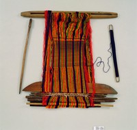 阿美族水平背帶織布機藏品圖，第1張