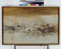 抽象油畫藏品圖，第1張