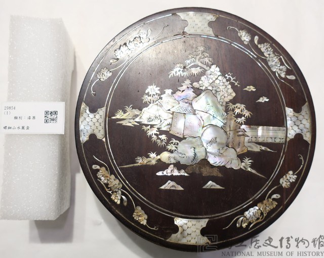 螺鈿山水圓盒藏品圖，第2張