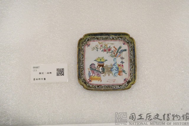 畫琺瑯方盤藏品圖，第1張