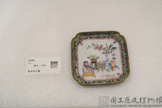 畫琺瑯方盤藏品圖，第1張