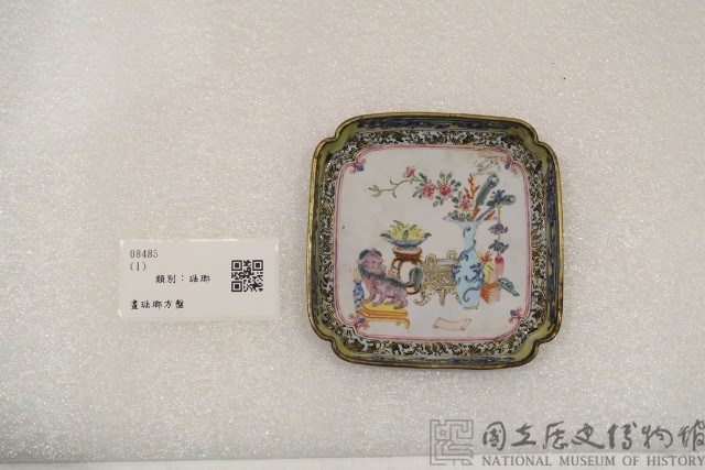畫琺瑯方盤藏品圖，第1張