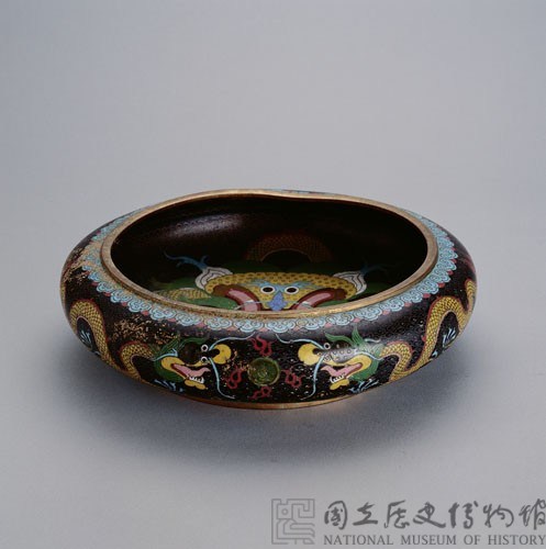 掐絲琺瑯龍紋缽藏品圖，第1張