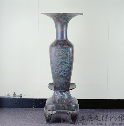 掐絲琺瑯大瓶藏品圖，第2張