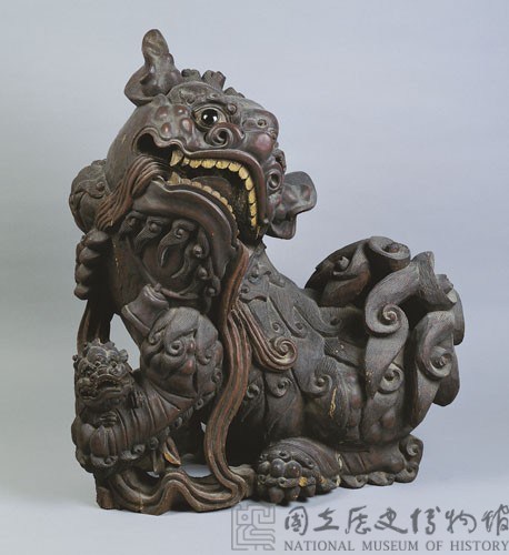 木刻獅藏品圖，第1張
